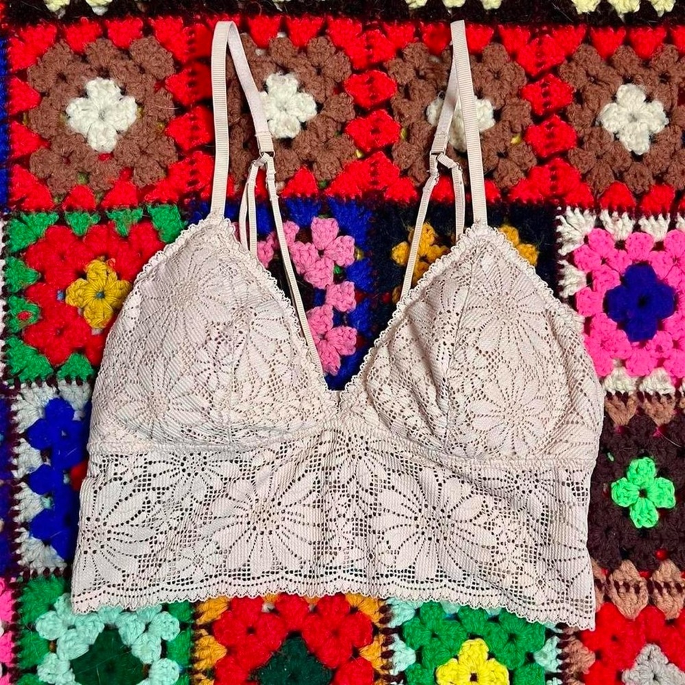 Pink Aerie Lace Bralette